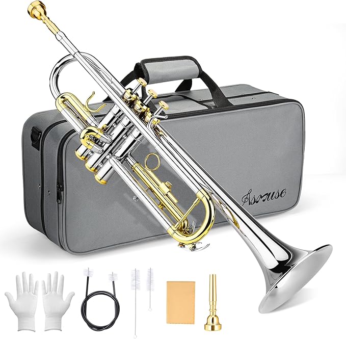 Trumpet with hard case