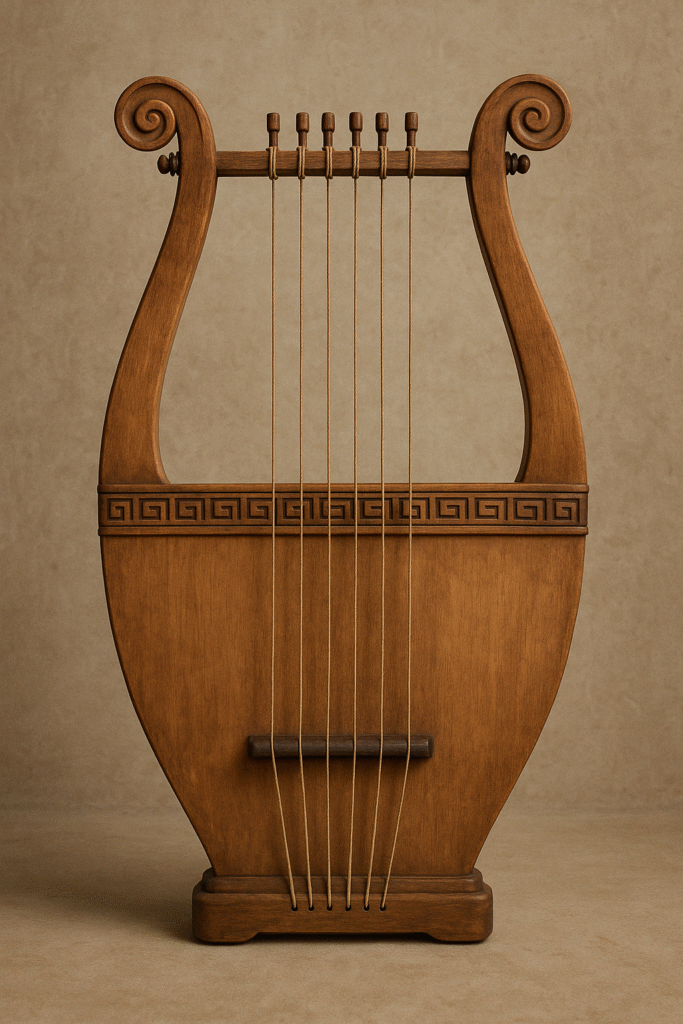 image of the kithara from ancient Greece