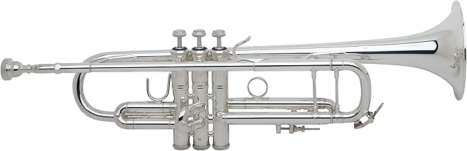 180S43 Stradivarius Series Bb Trumpet, Silver-Plated